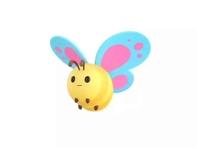 Character328 Butterfly 3D model