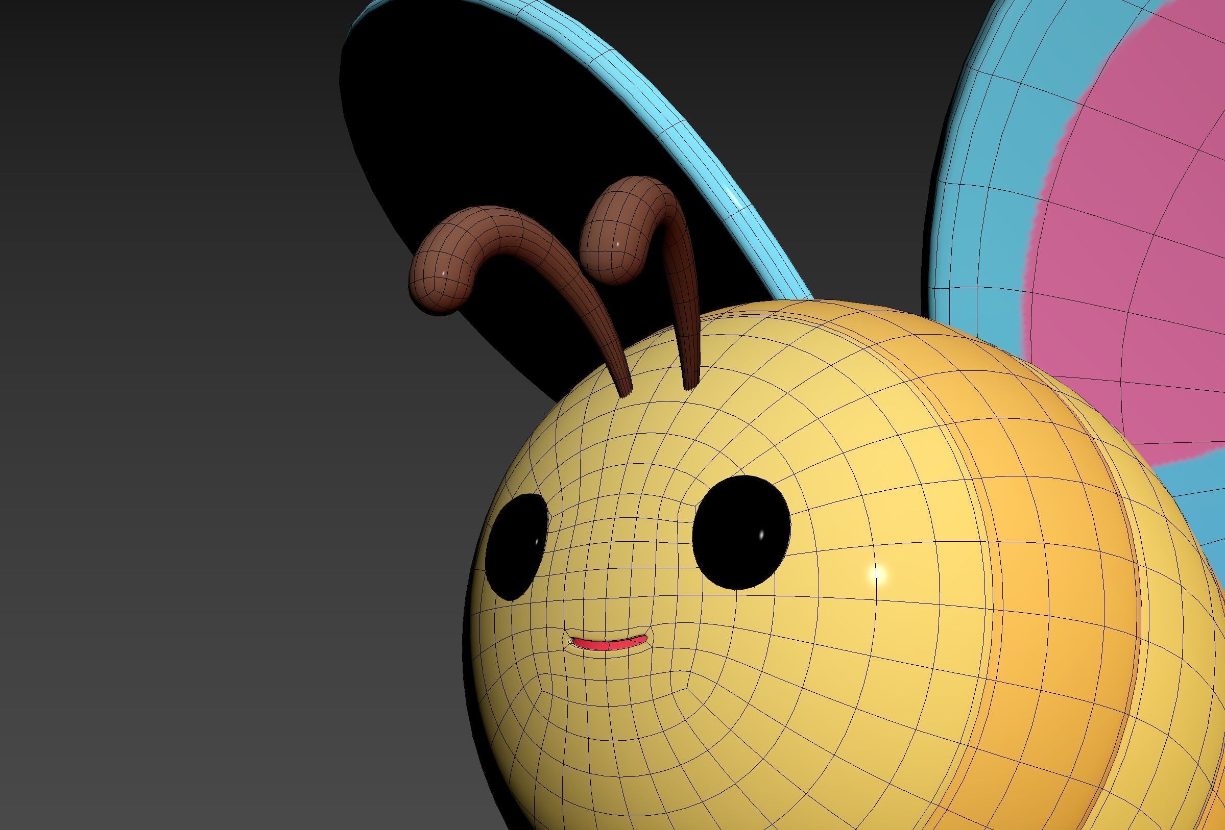 Character328 Butterfly 3D model_24