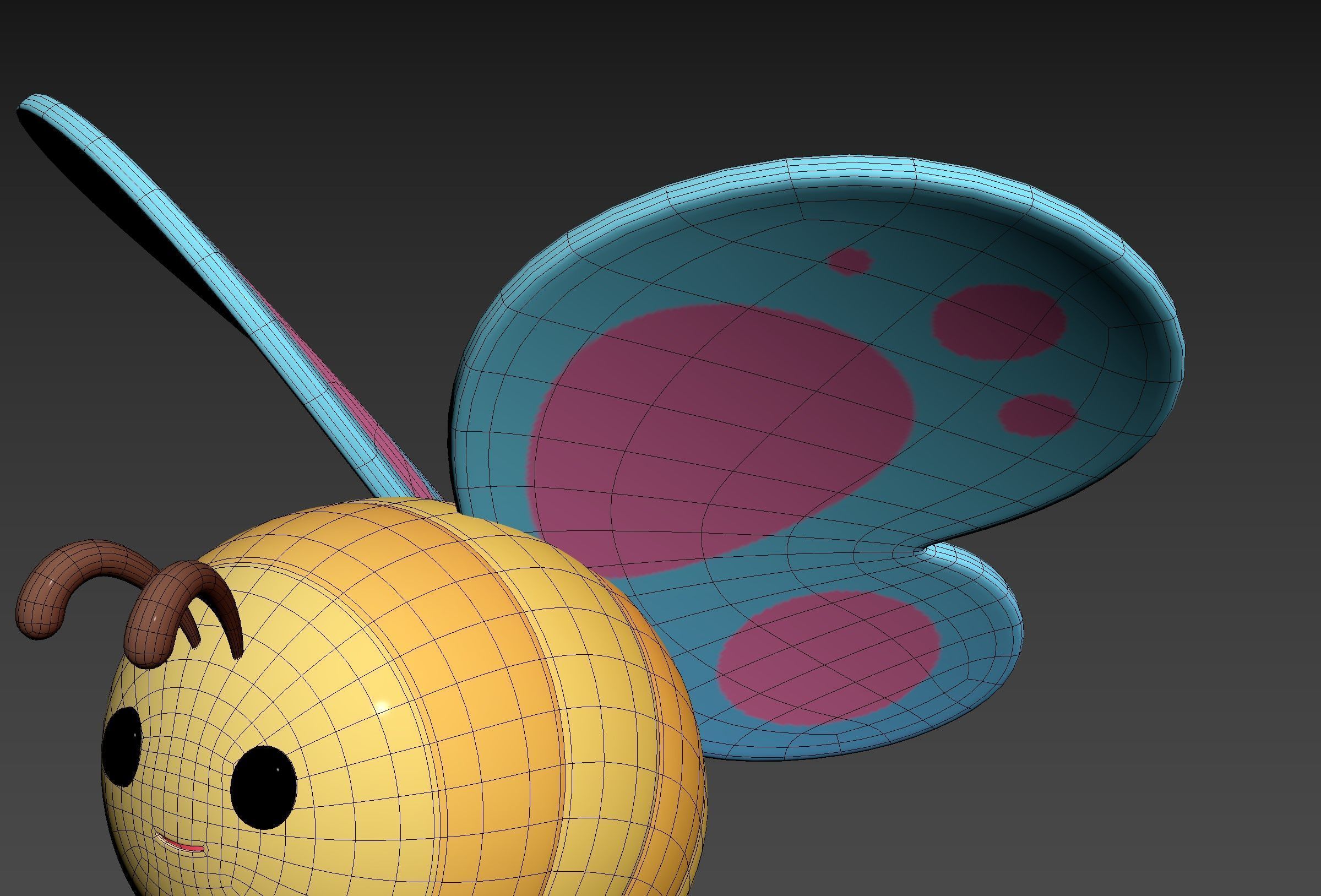 Character328 Butterfly 3D model_25