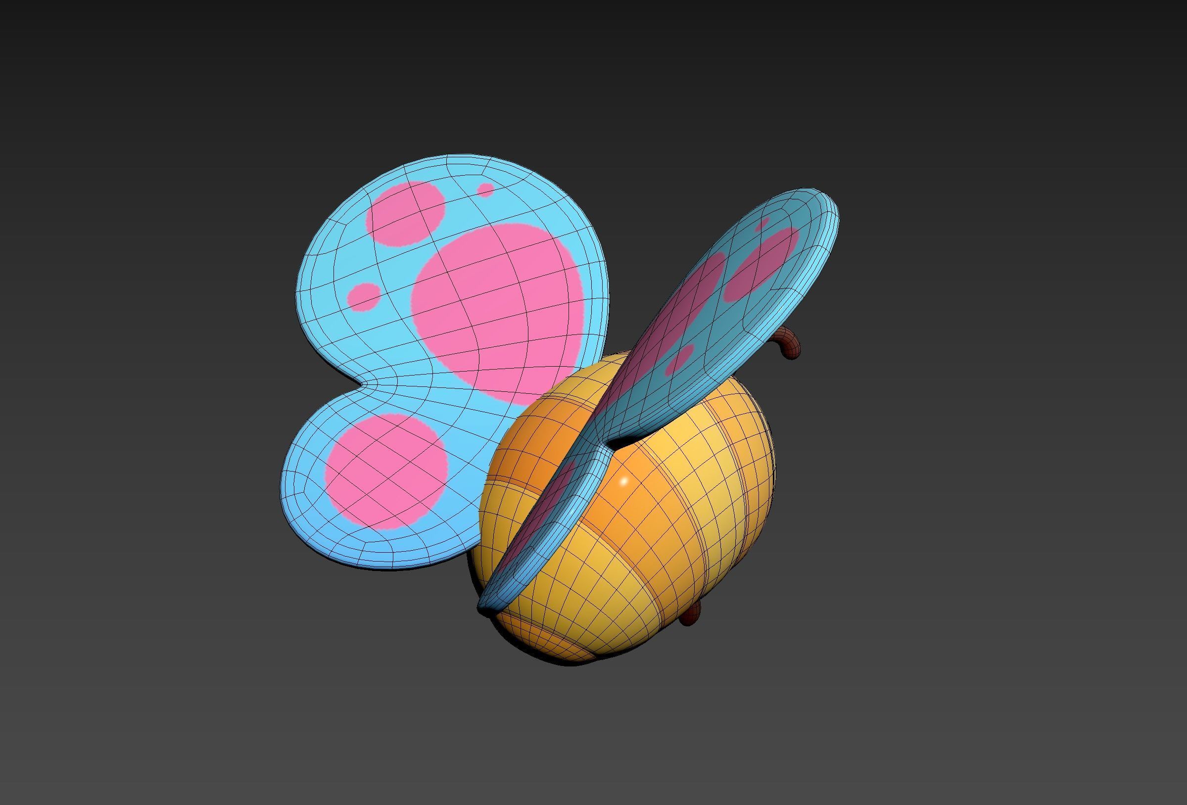 Character328 Butterfly 3D model_19