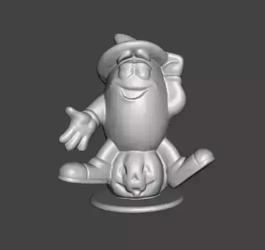M AND MS HALLOWEEN WITCH VINTAGE FIGURE MODEL STATUE 3D print model