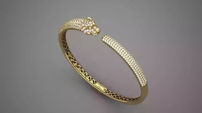 lion bracelet  3D print model