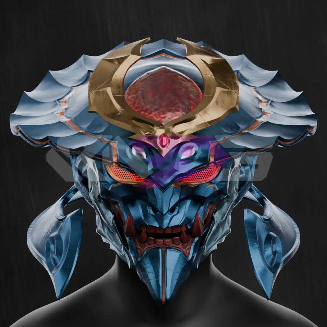 Yoshimitsu helmet 3d model 3D print model_0