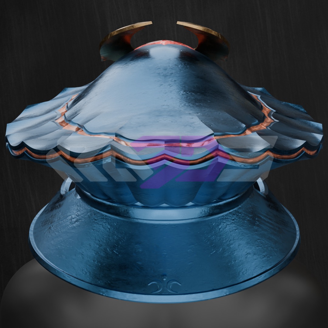 Yoshimitsu helmet 3d model 3D print model_4