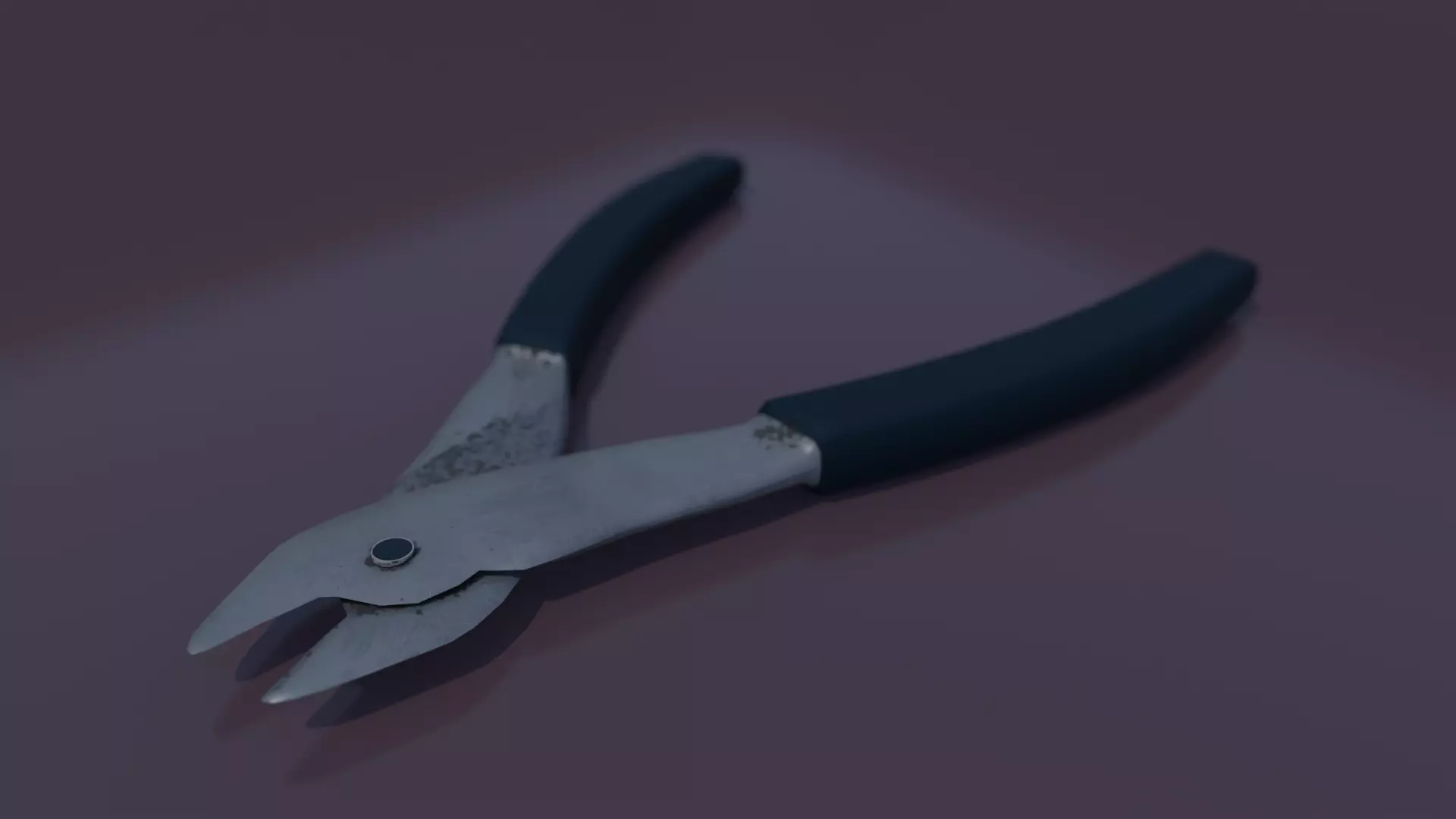 Wire Cutter Low-poly 3D model_0