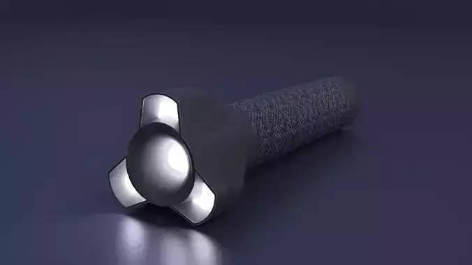 Flashlight Low-poly 3D model