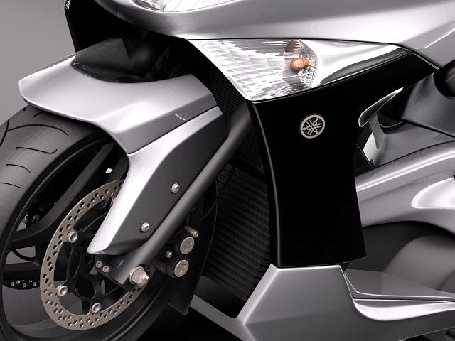 Yamaha T-Max 2008-2012 3D model_2