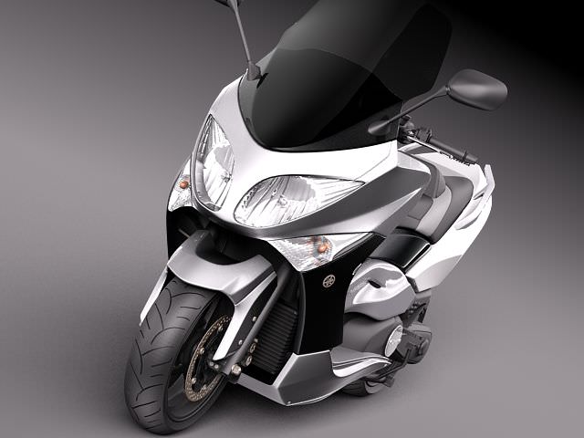 Yamaha T-Max 2008-2012 3D model_1