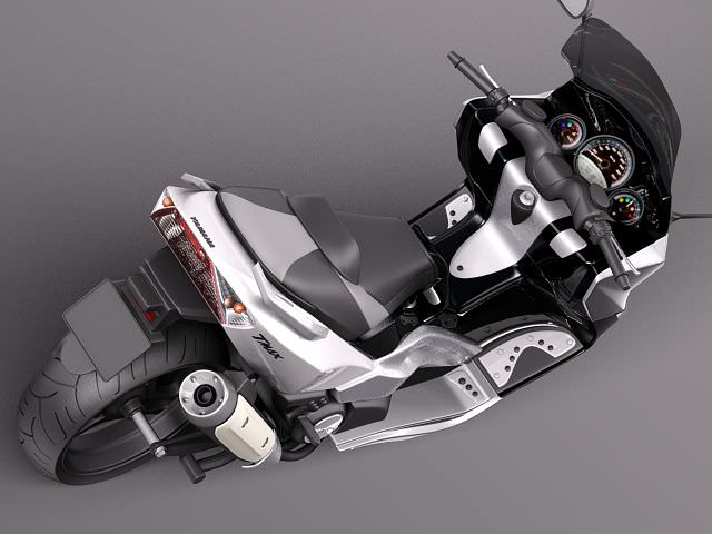 Yamaha T-Max 2008-2012 3D model_5