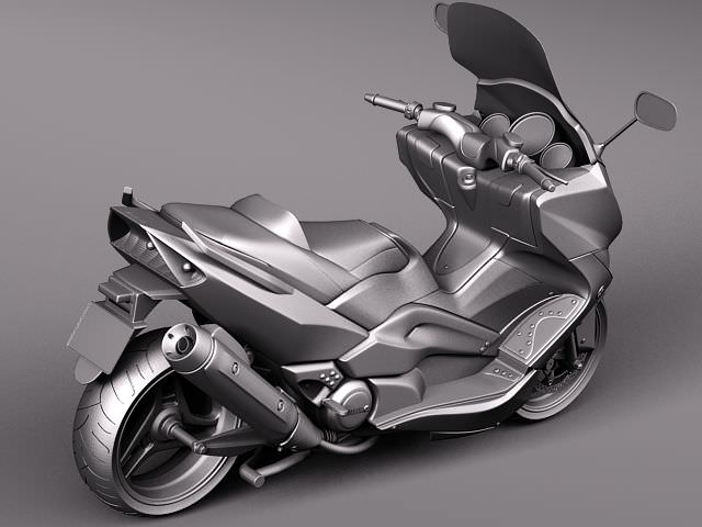Yamaha T-Max 2008-2012 3D model_8