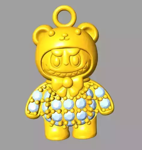 LABUBU DIAMOND PENDANT  MD012