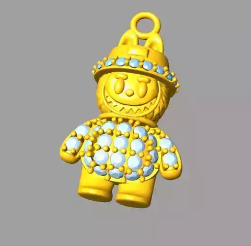 LABUBU DIAMOND PENDANT  MD013