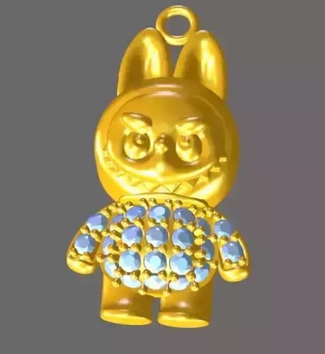 LABUBU DIAMOND PENDANT  MD014