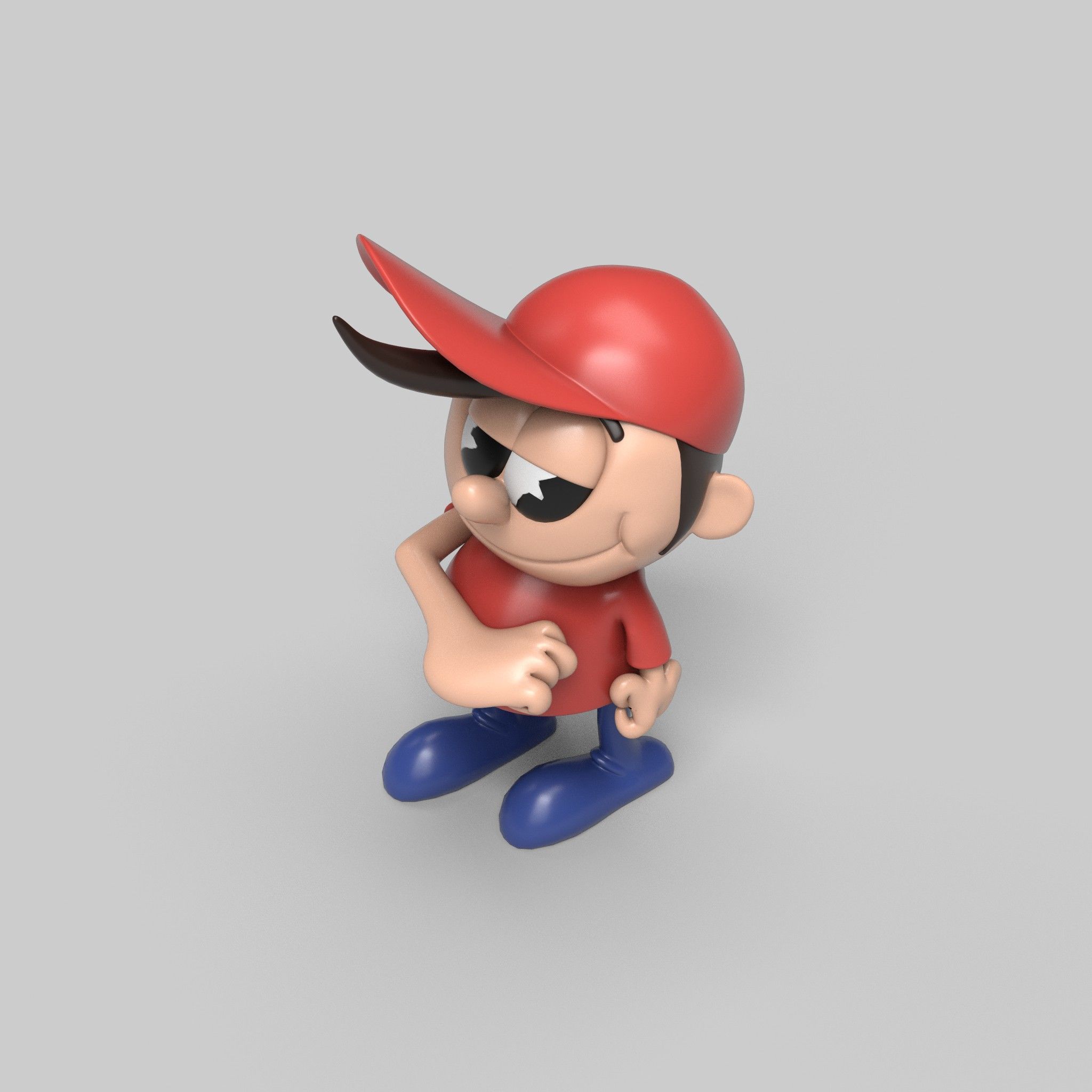 Jimmy mascot 3D print model_4