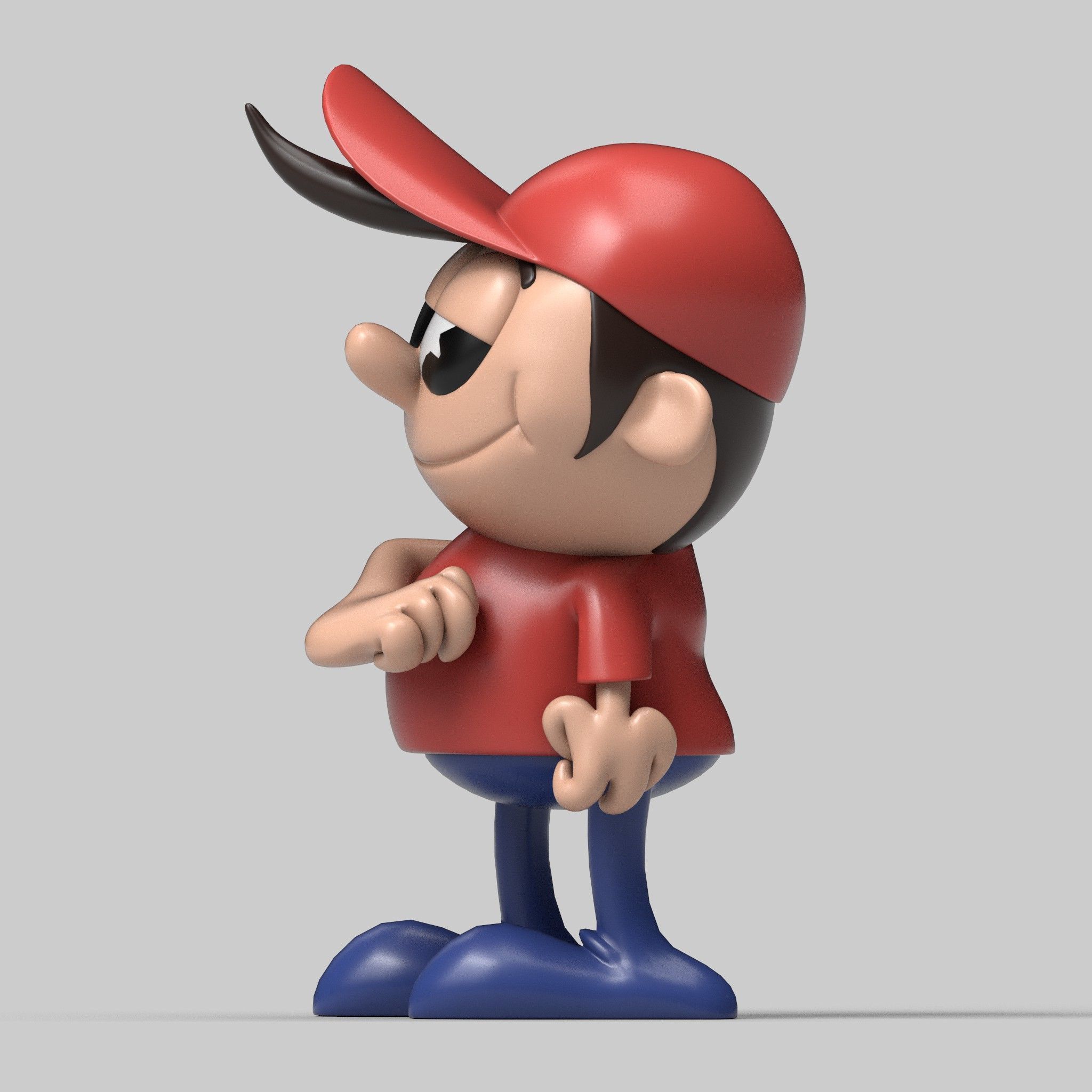 Jimmy mascot 3D print model_2