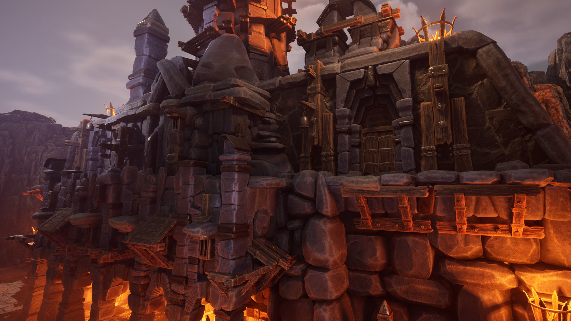 Brutal architecture Low-poly 3D model_5