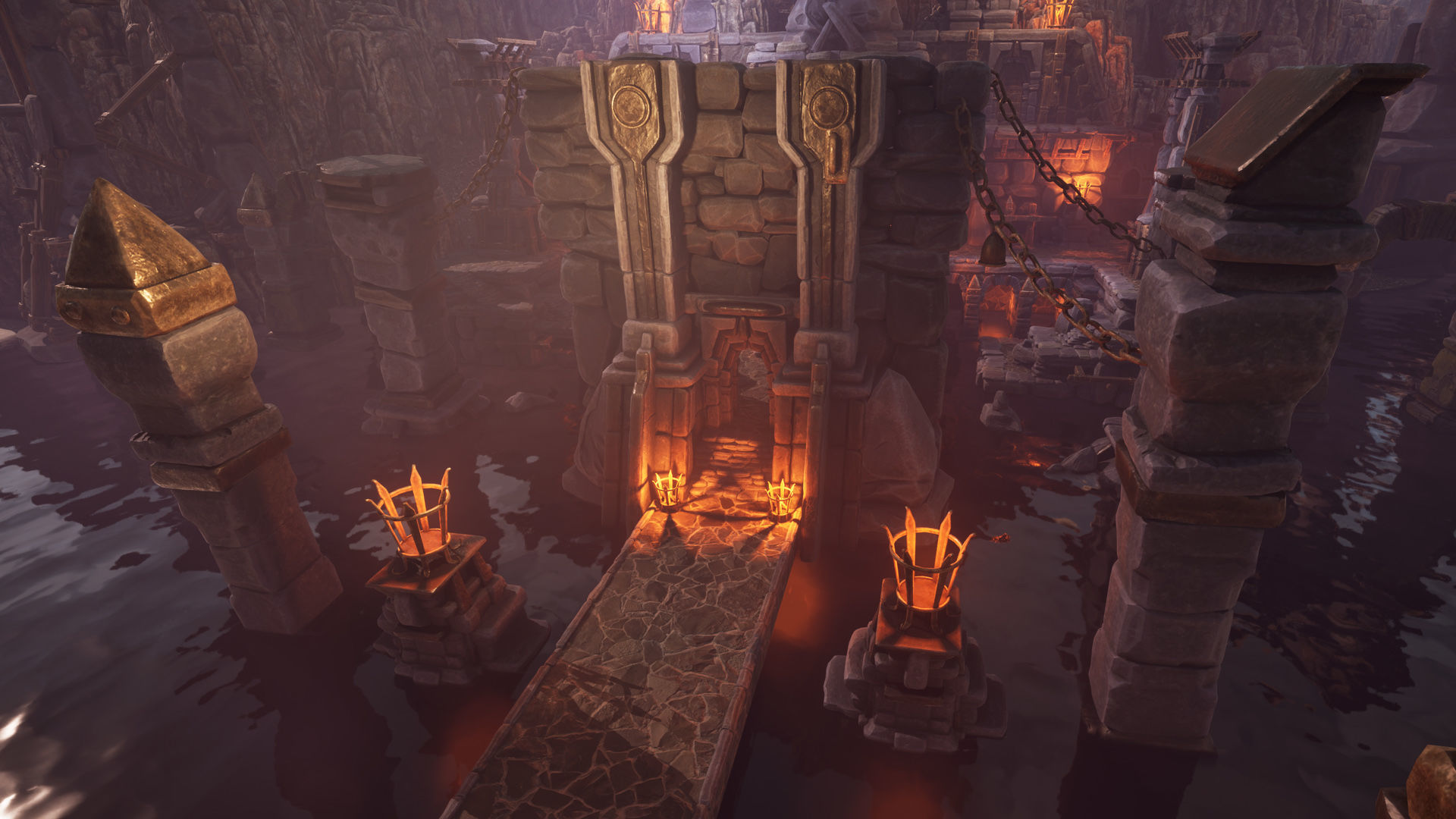 Brutal architecture Low-poly 3D model_3