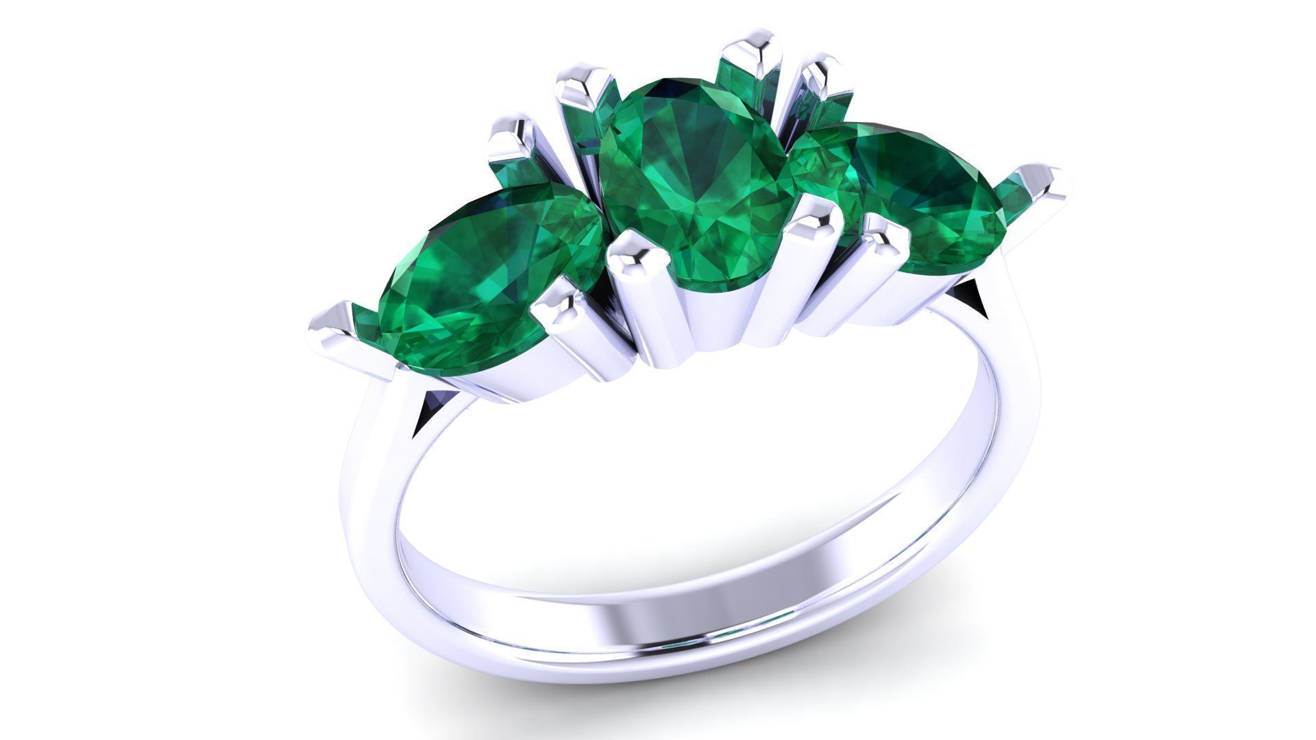 engagement ring Free 3D model_2