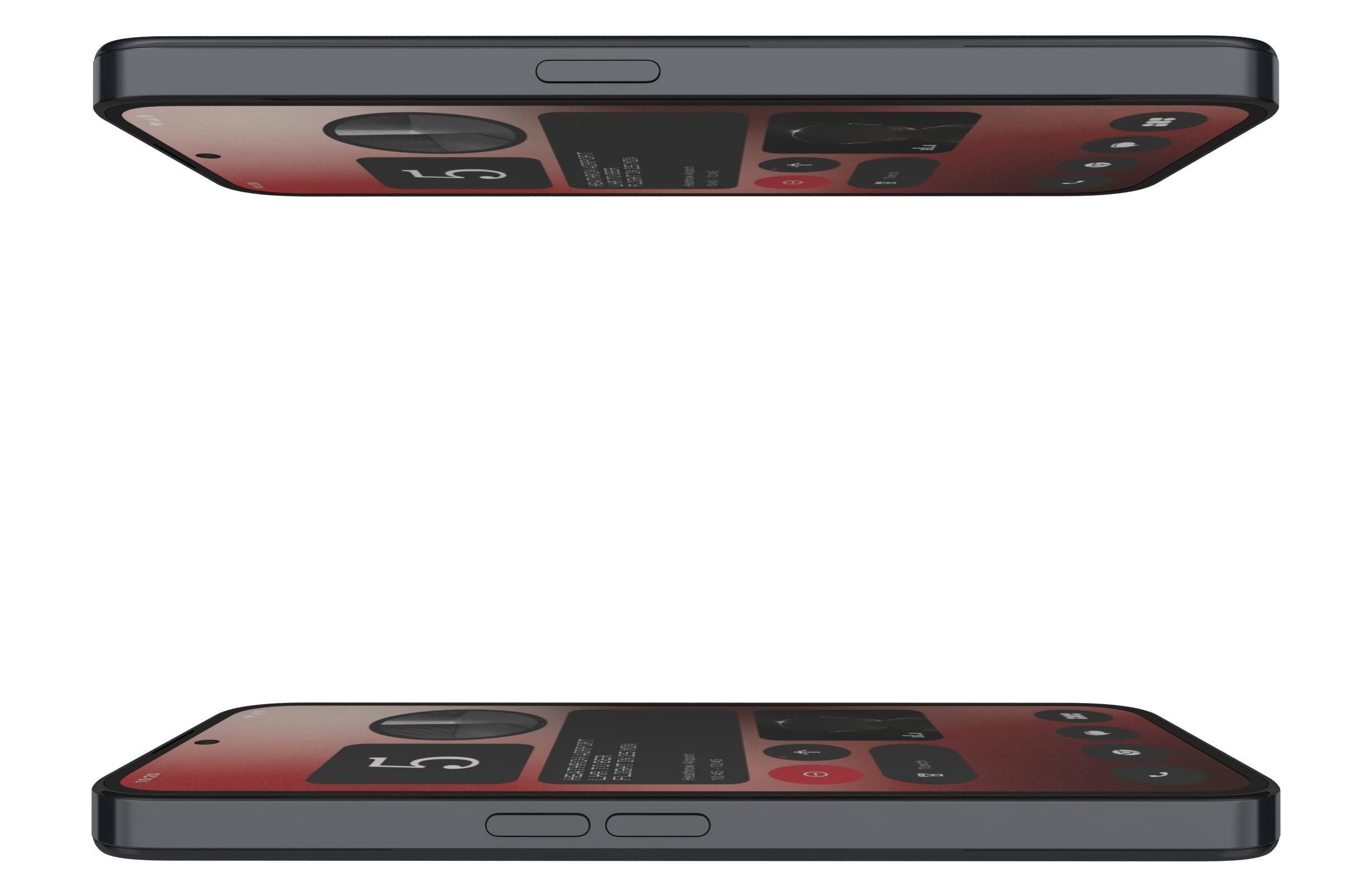 Nothing Phone 2a Black 3D model_9