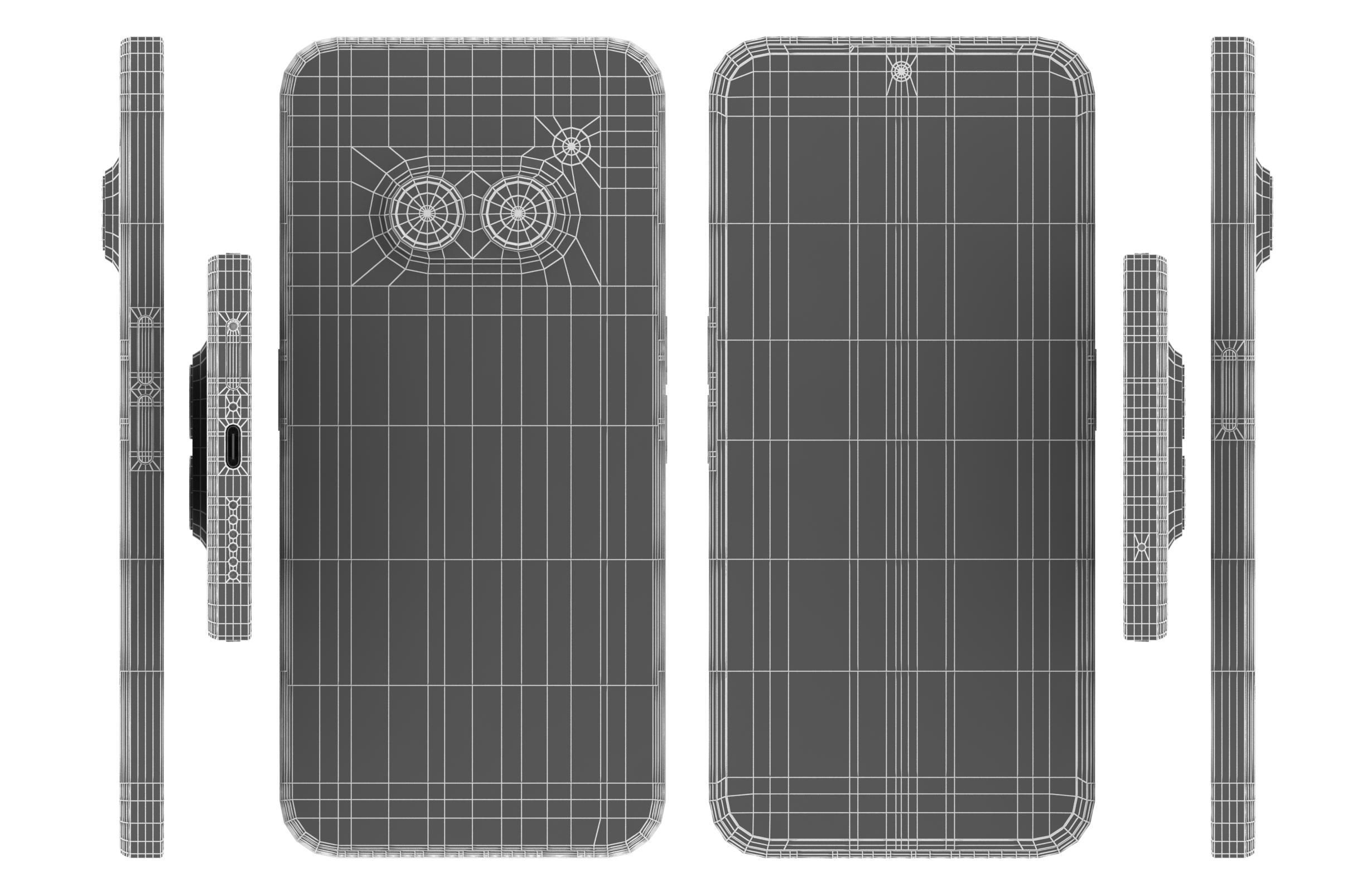 Nothing Phone 2a Black 3D model_16