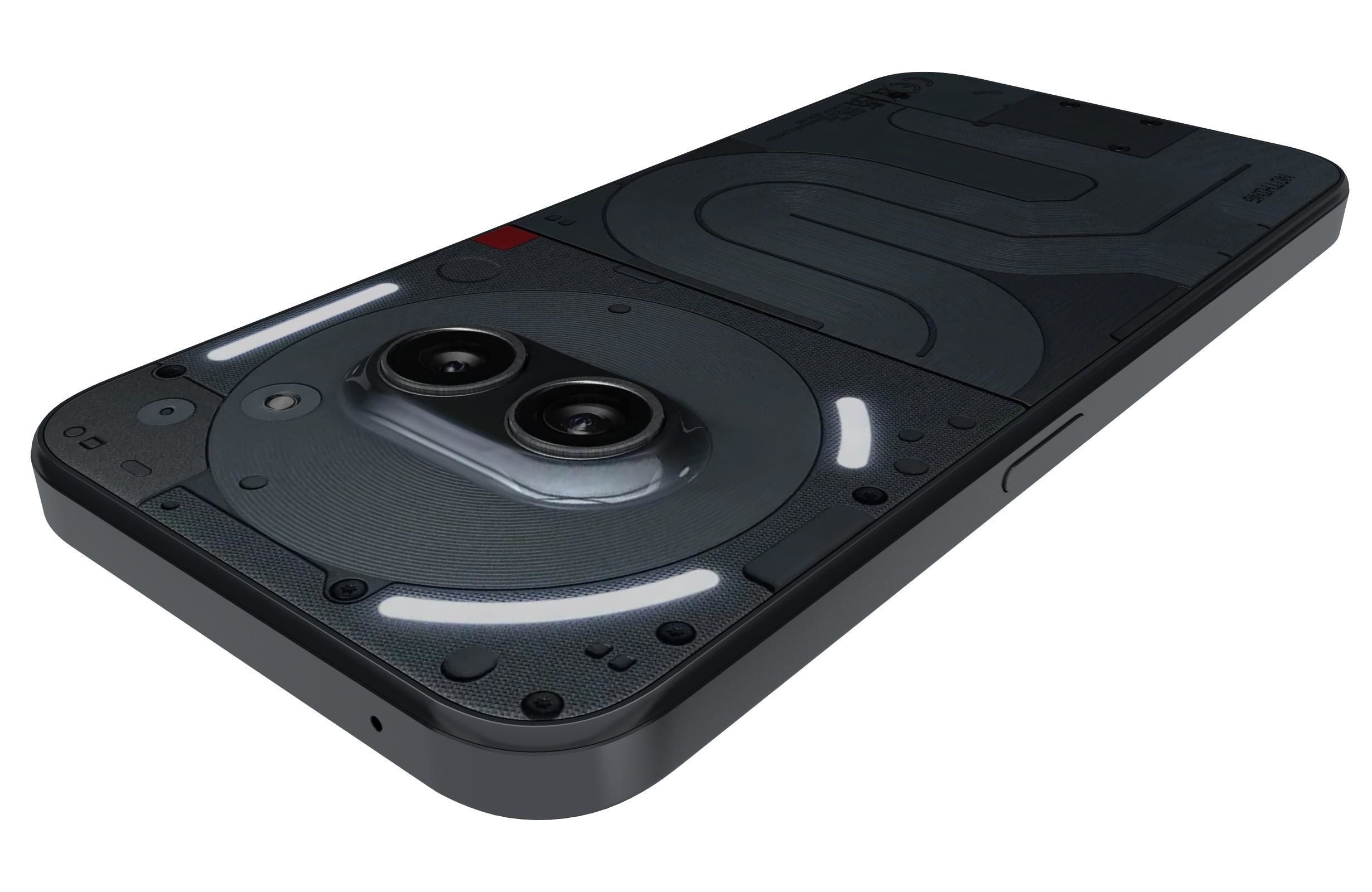 Nothing Phone 2a Black 3D model_15