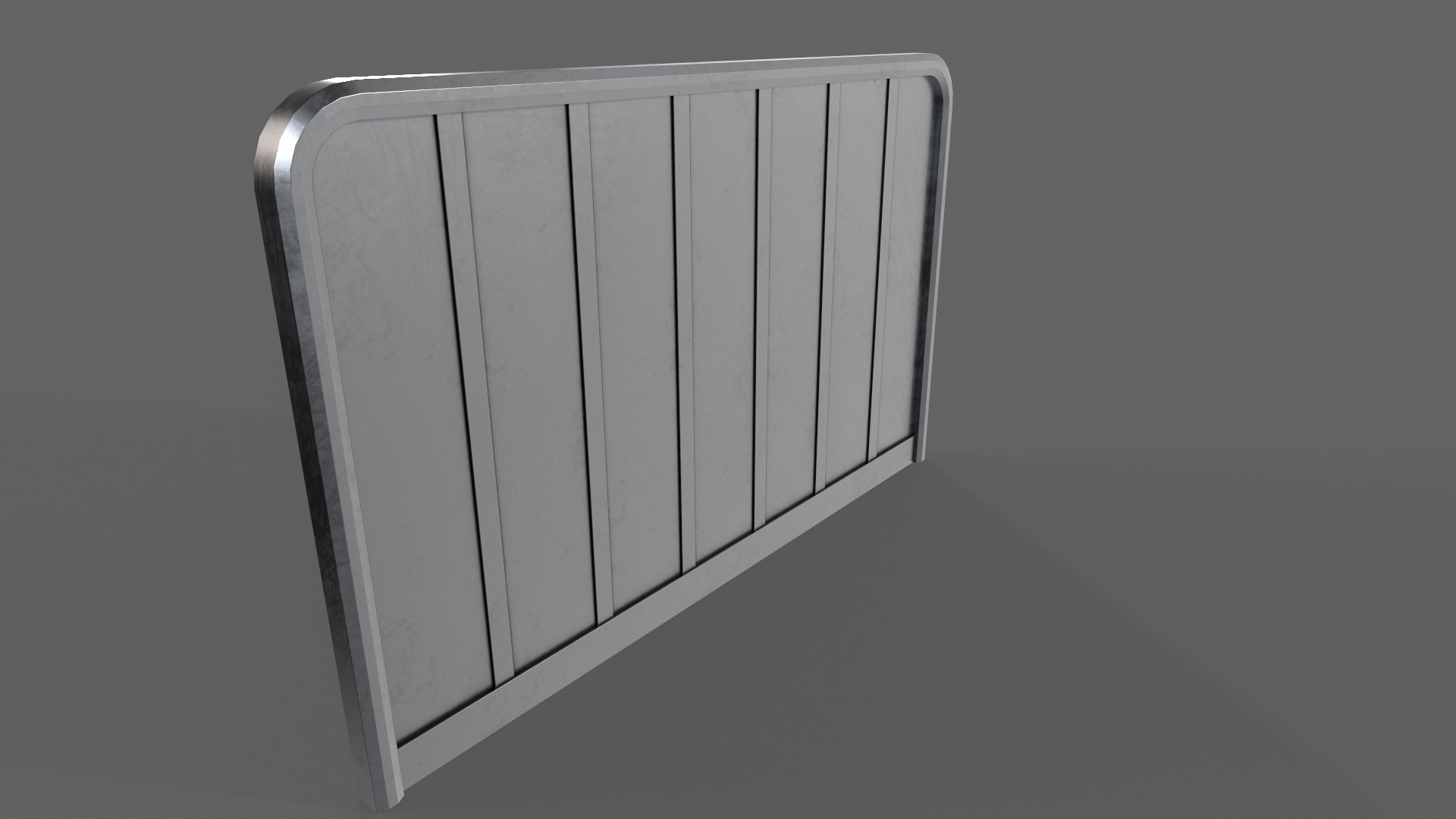 PBR Sci-Fi Door 3 Low-poly 3D model_11