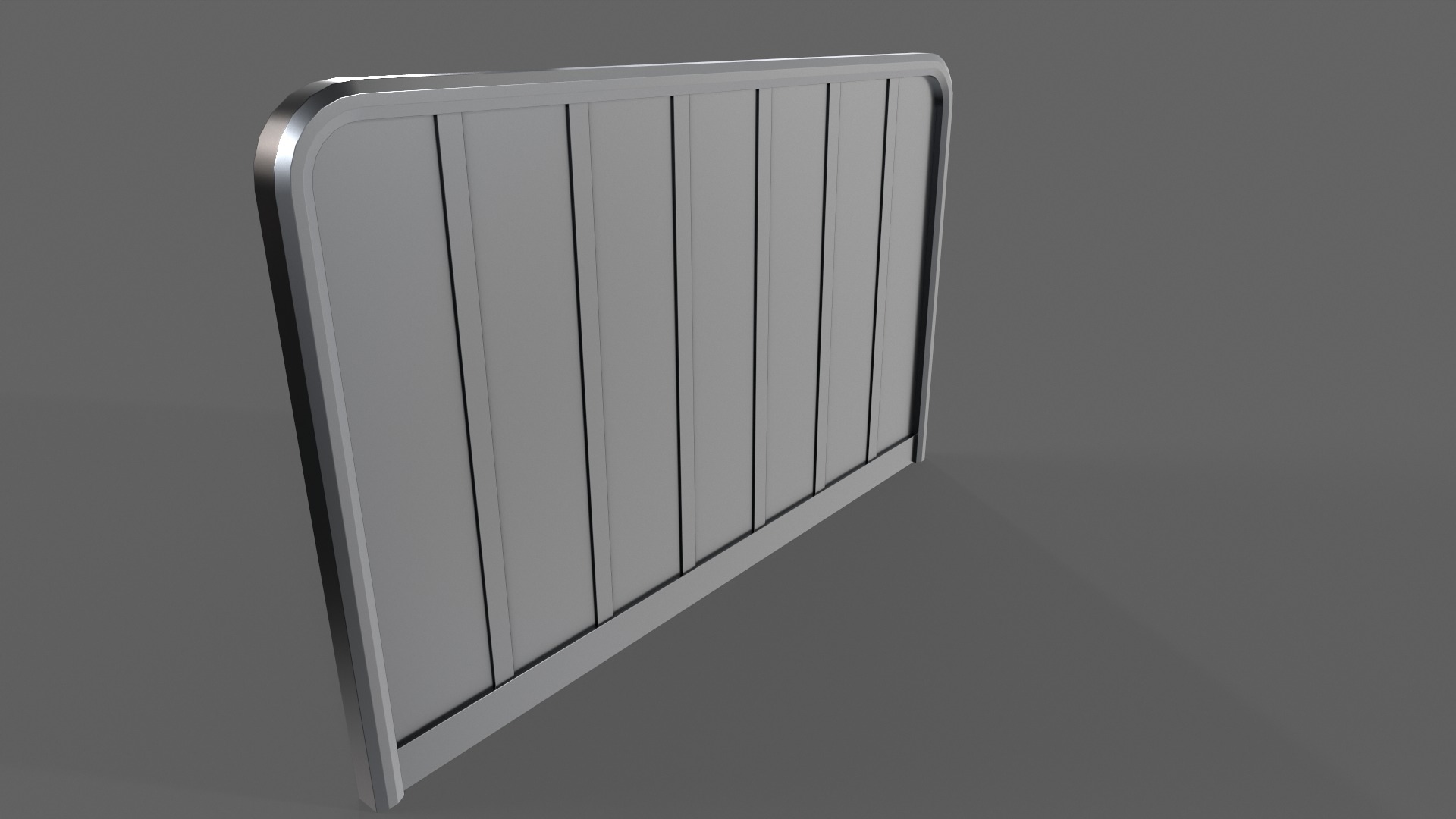 PBR Sci-Fi Door 3 Low-poly 3D model_5