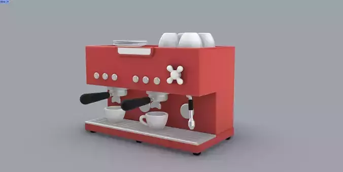 Coffee Machine with Mugs