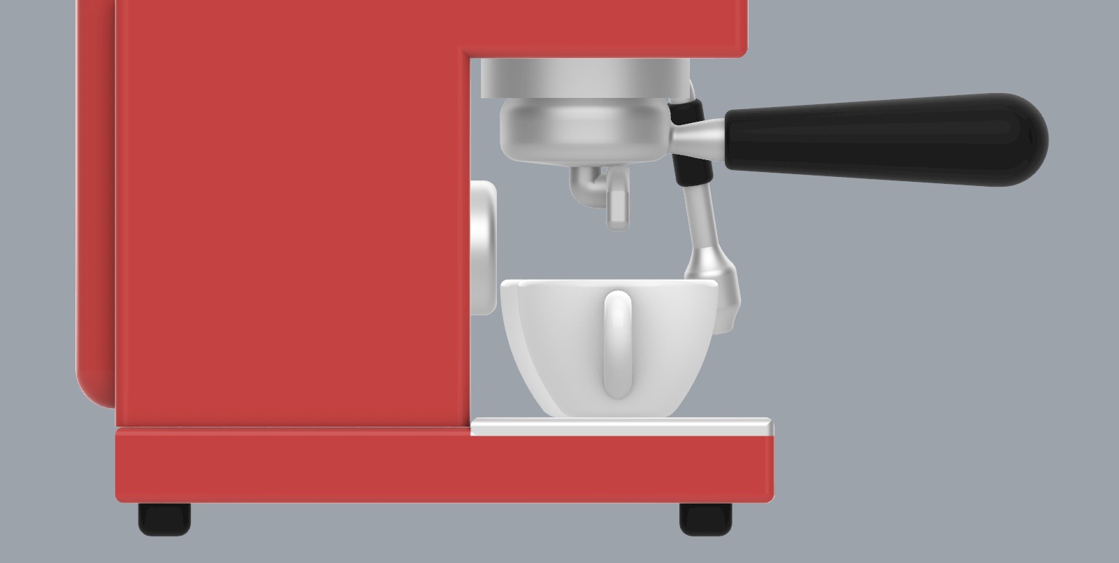 Coffee Machine with Mugs 3D model_32