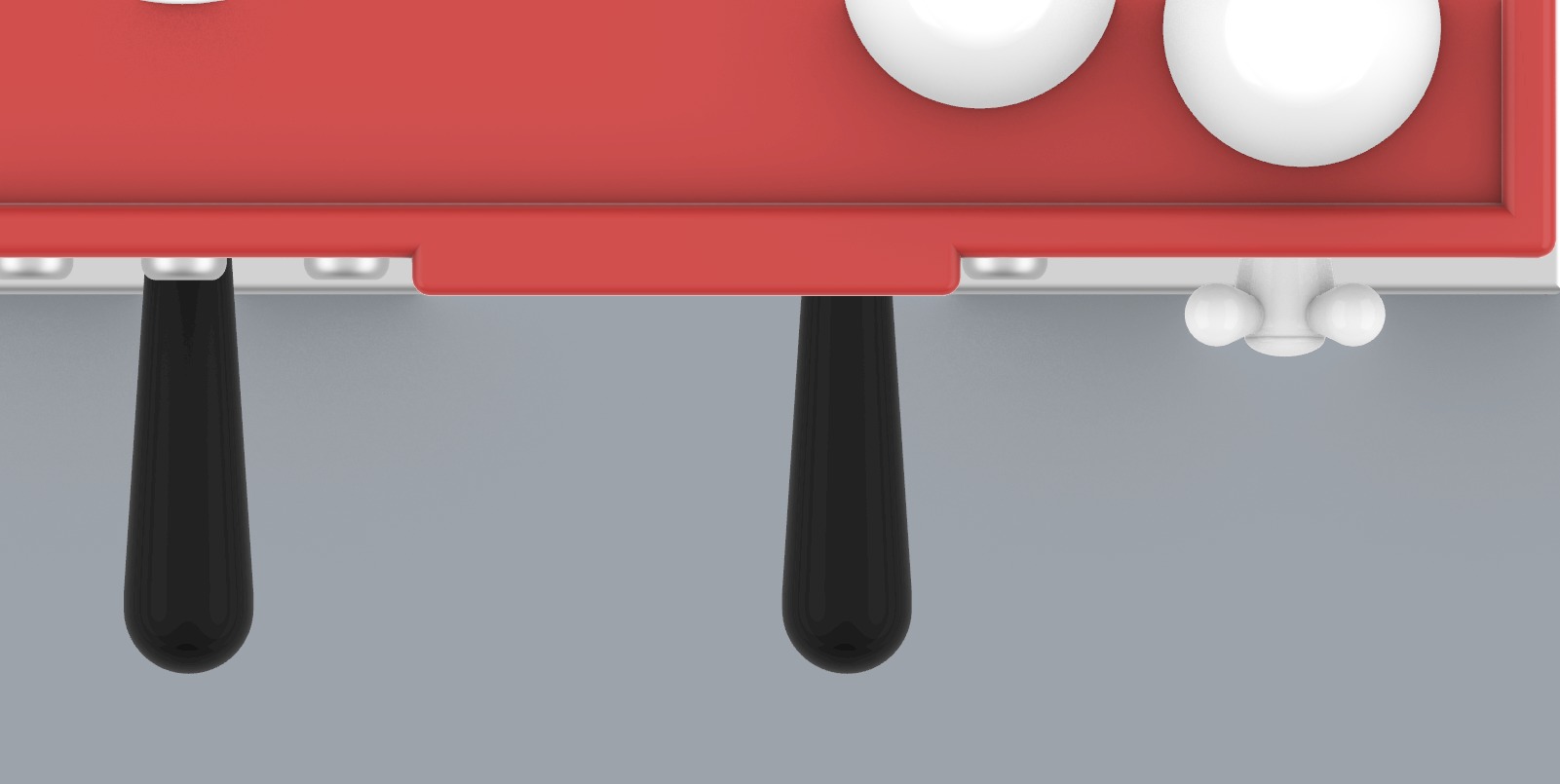 Coffee Machine with Mugs 3D model_16