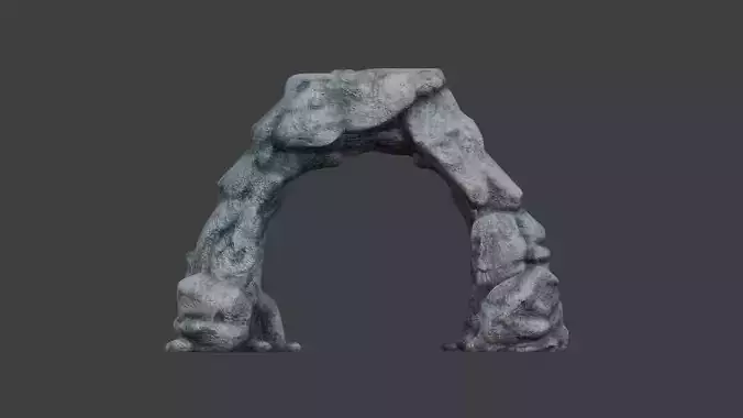 Stone gate   archway    Stone gate