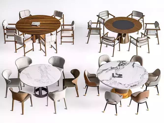 Dining table and chairs 4