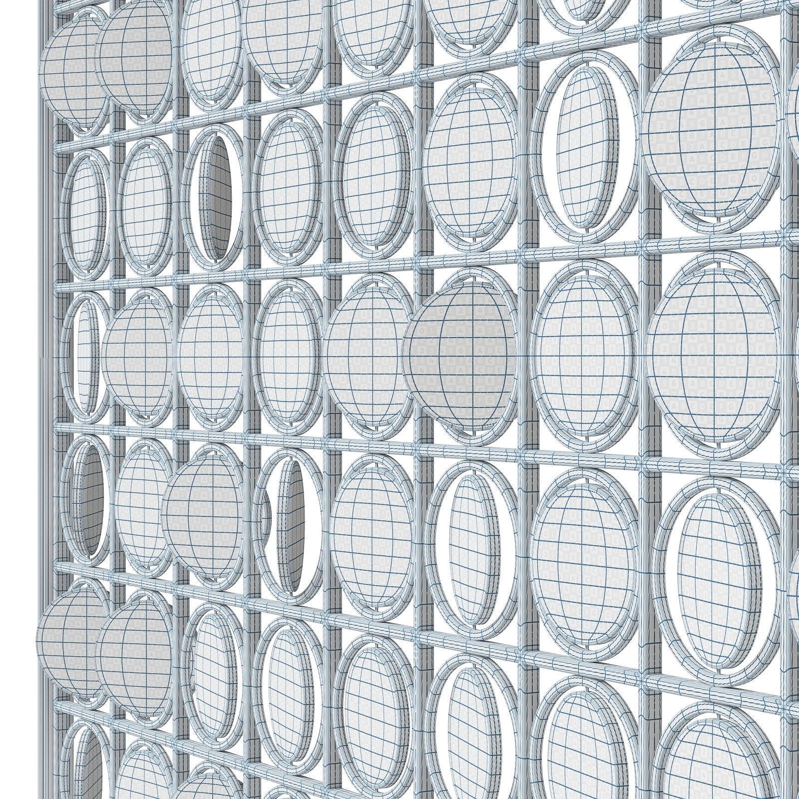Decorative partition made of acrylic glass 3D model_6