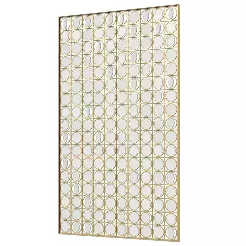 Decorative partition made of acrylic glass