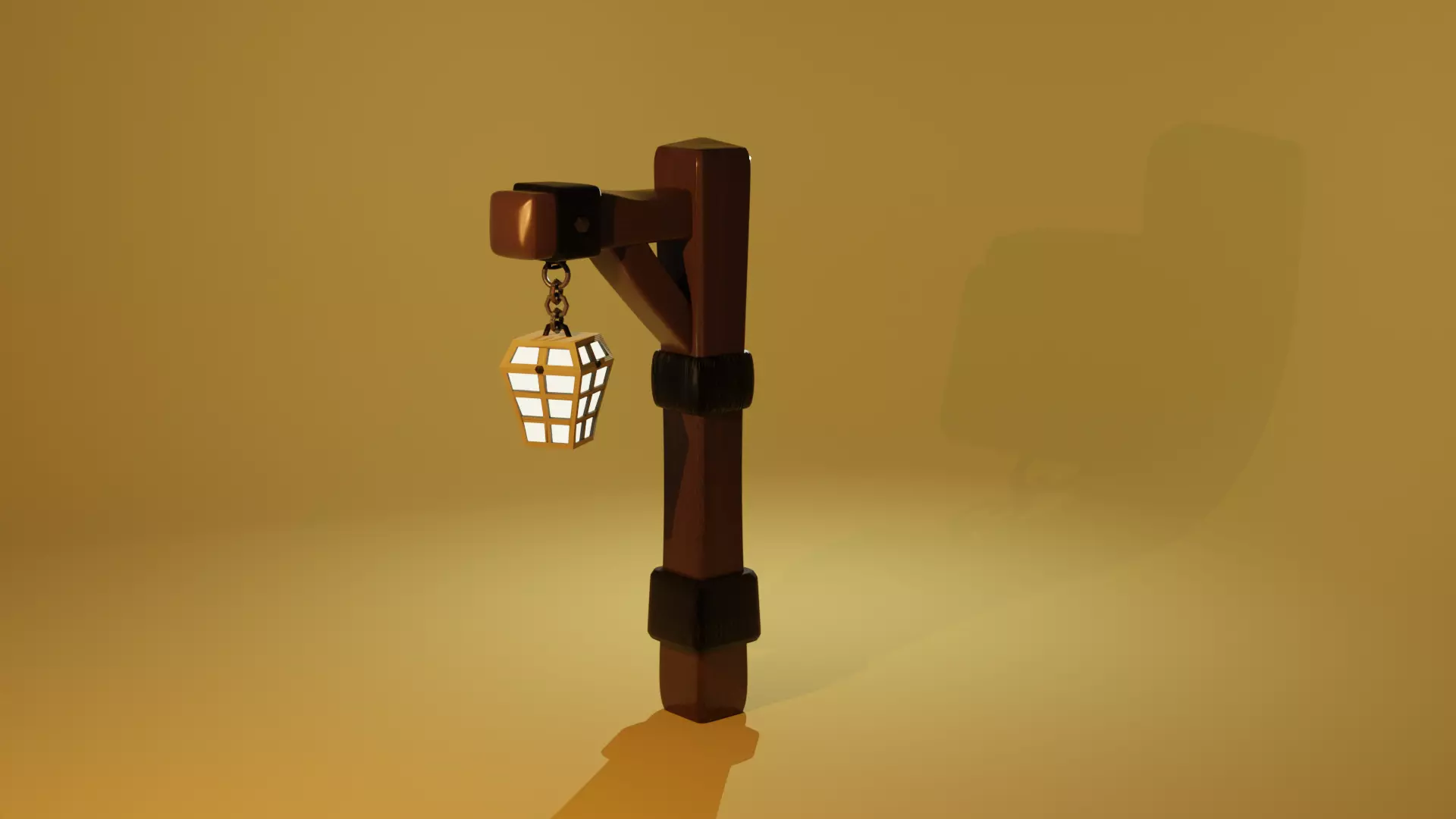 Free Lantern Free low-poly 3D model