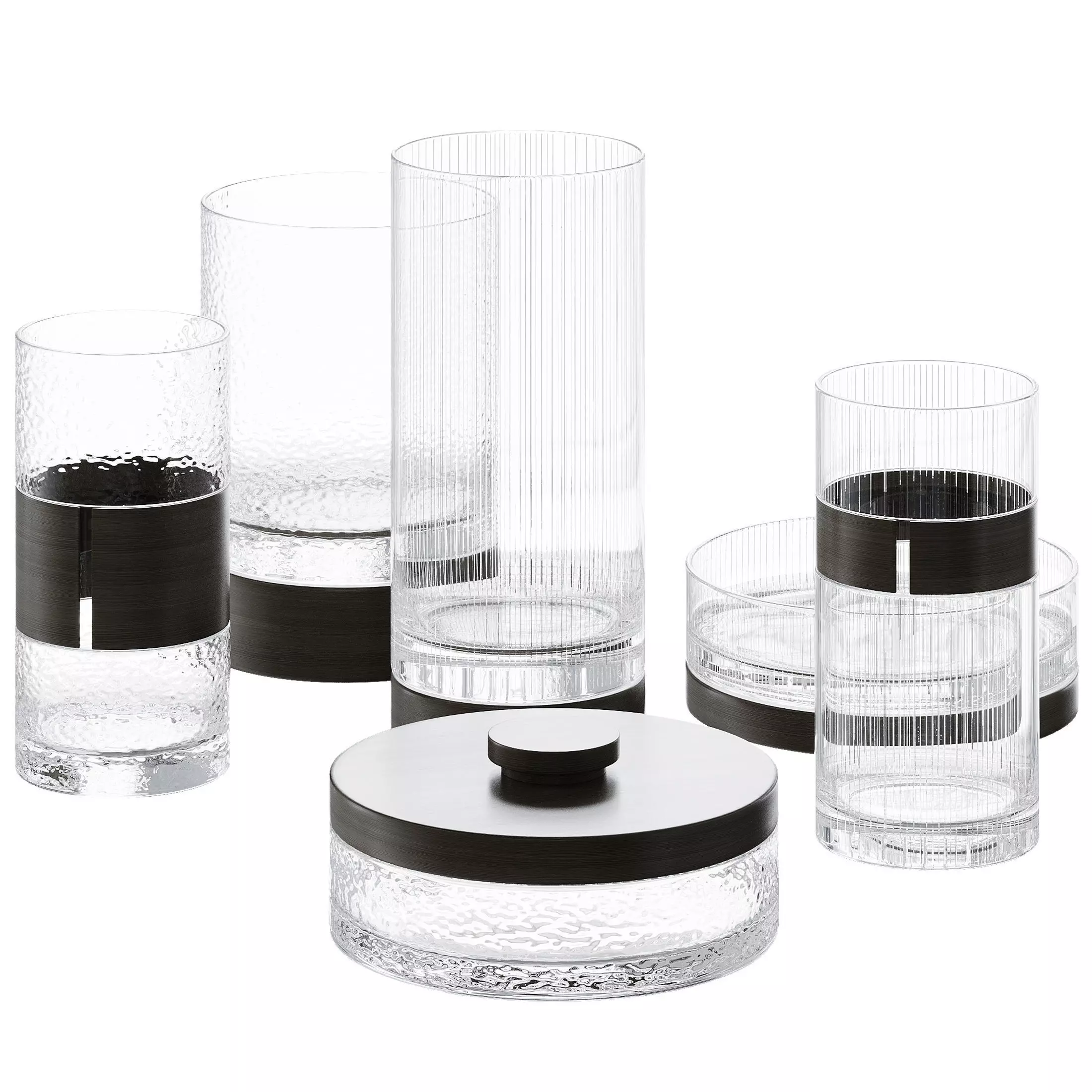 Decorative set 3D model_0