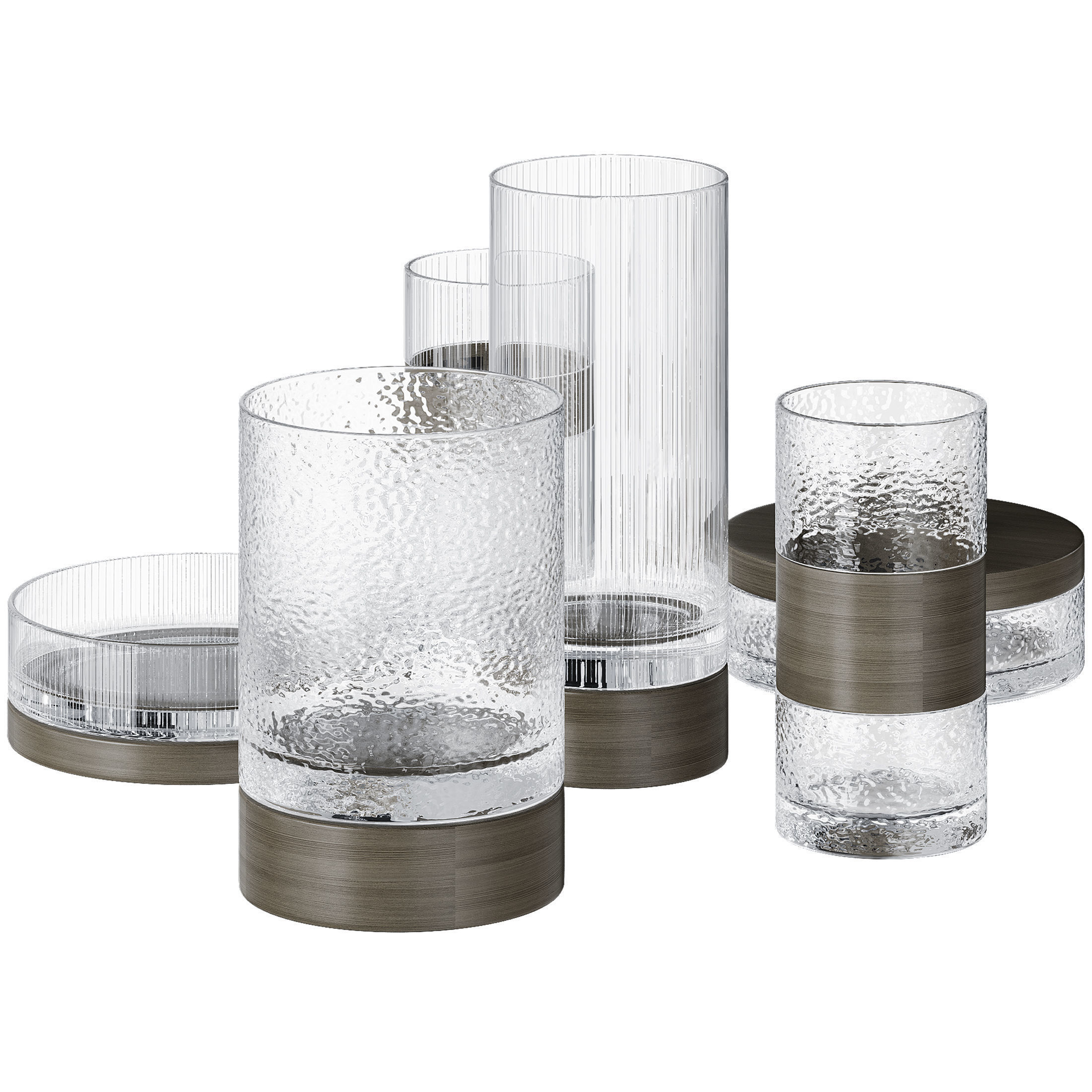 Decorative set 3D model_3