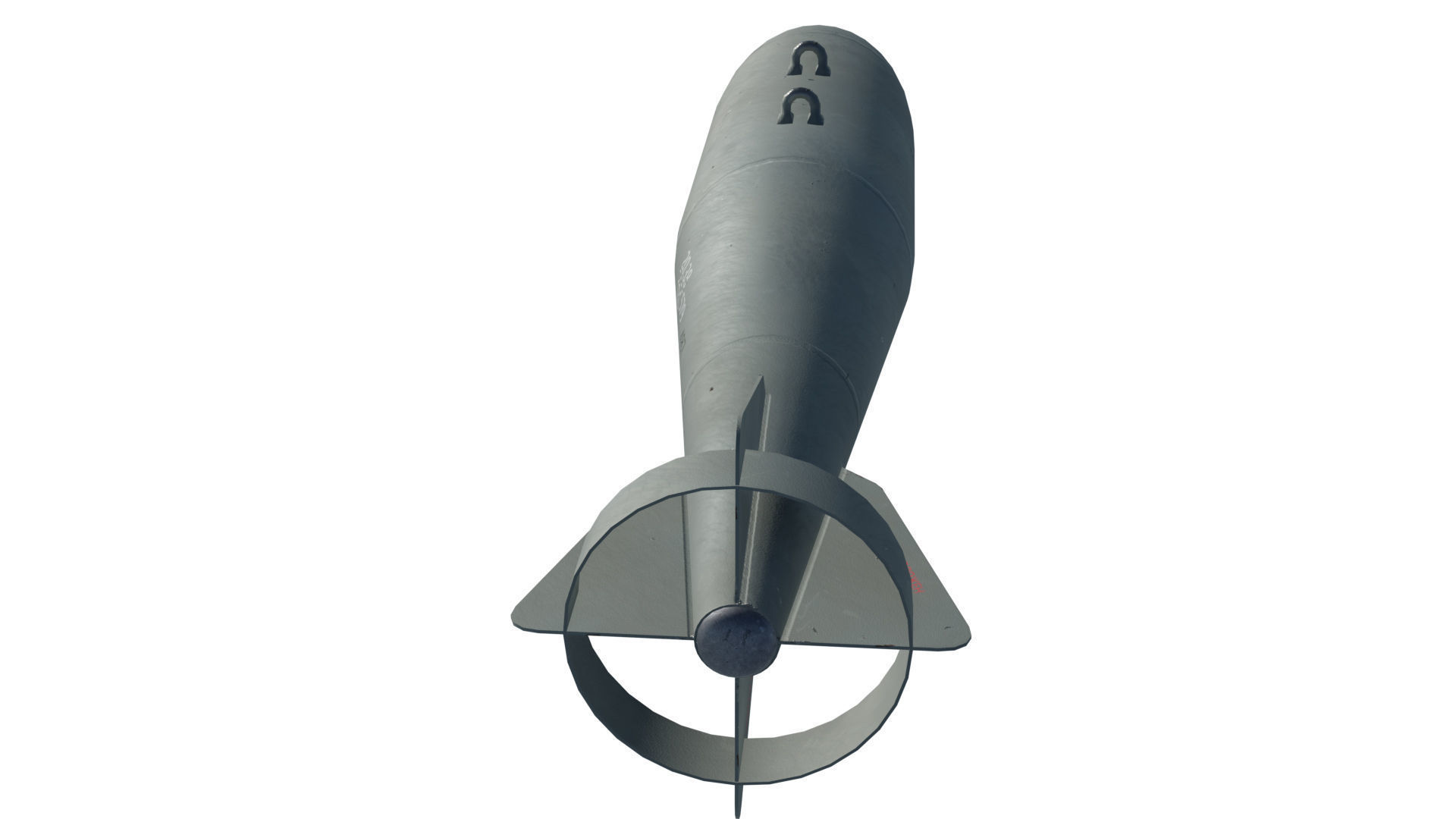 FAB500-M62 Soviet Russian Aircraft Bomb Game Ready PBR Low-poly 3D model_7