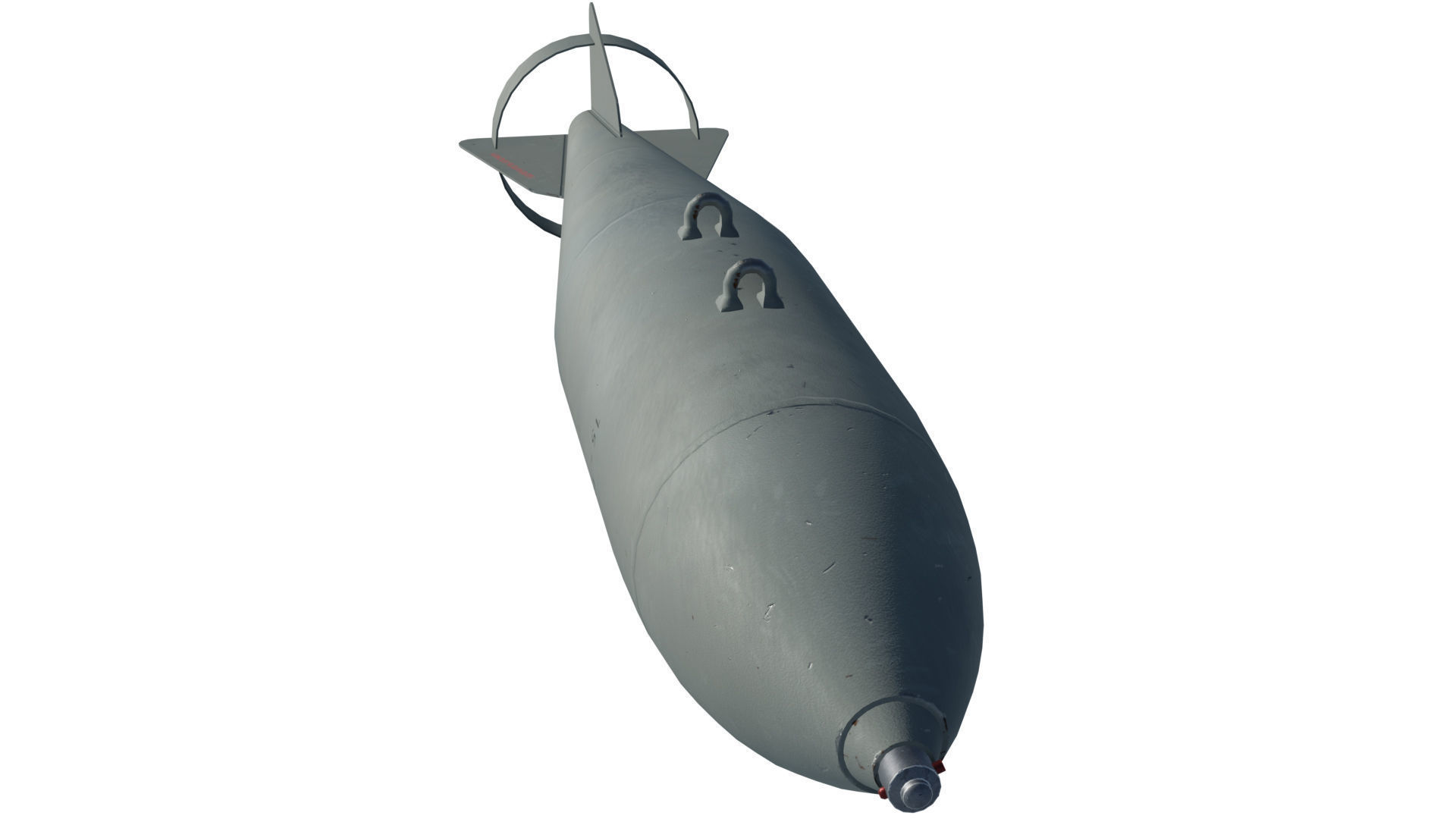 FAB500-M62 Soviet Russian Aircraft Bomb Game Ready PBR Low-poly 3D model_2