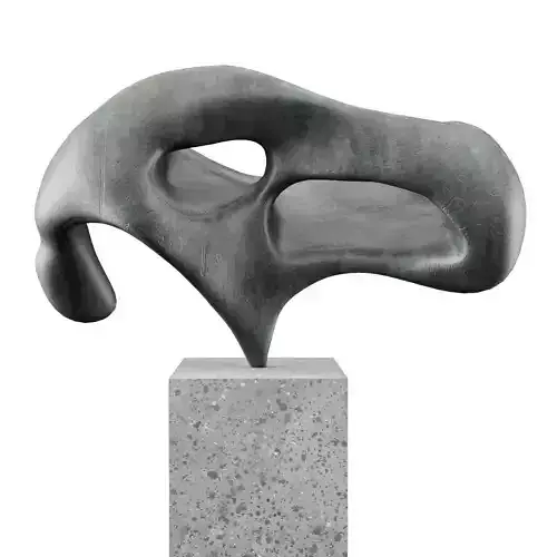 Liver form art sculpture