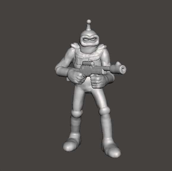 WIZARDS NECRON99 PEACE MINIATURE MODEL FANTASY SCIFI RPG DND 3D print model_1