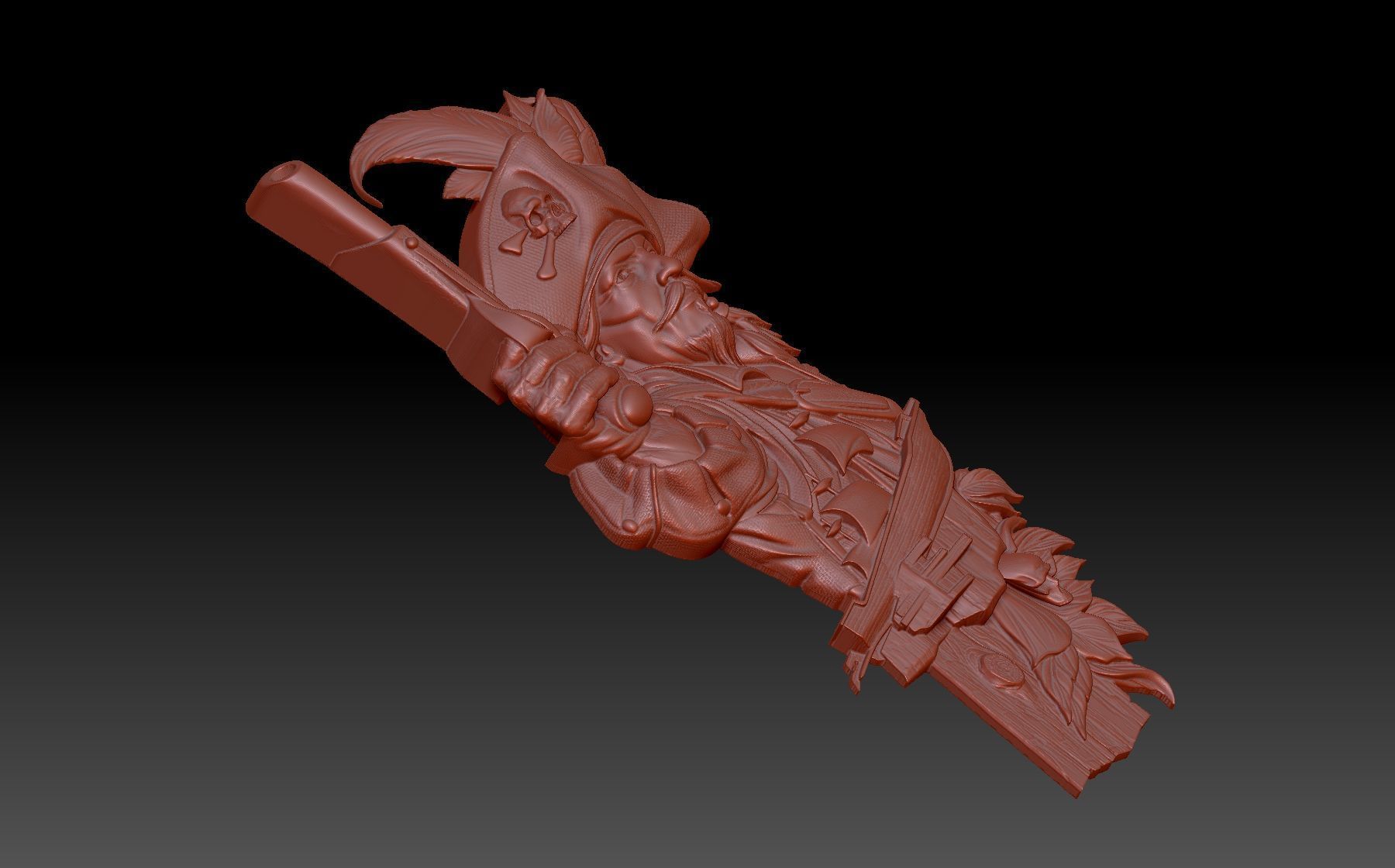 Pirate 3D print model_4