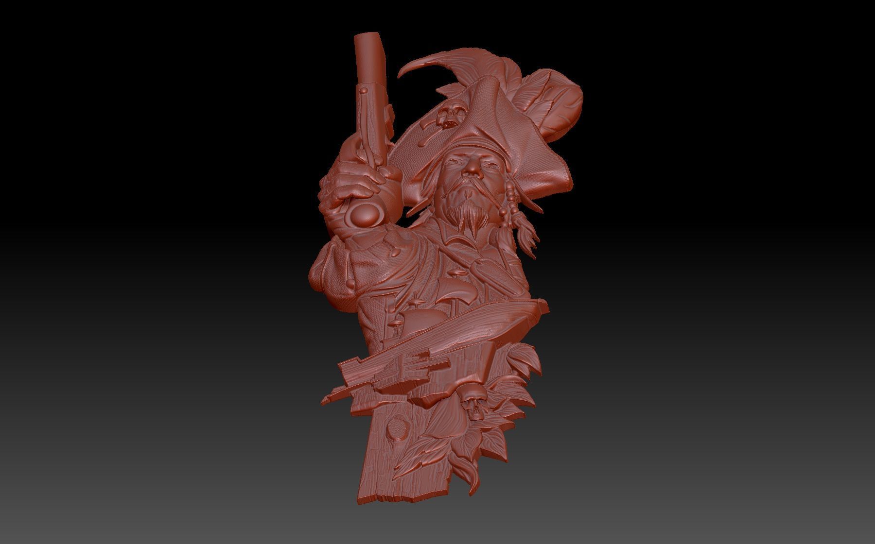 Pirate 3D print model_3