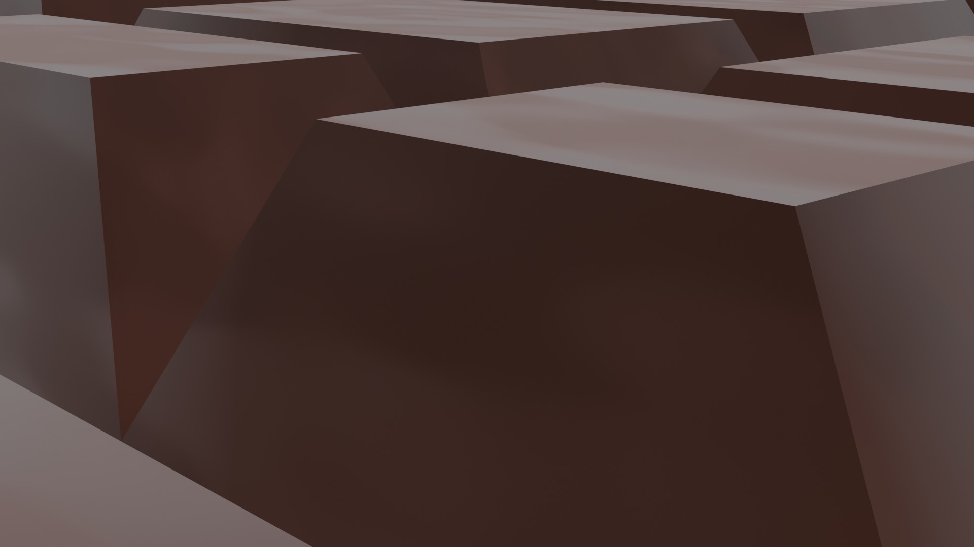 chocolate bar Low-poly 3D model_3