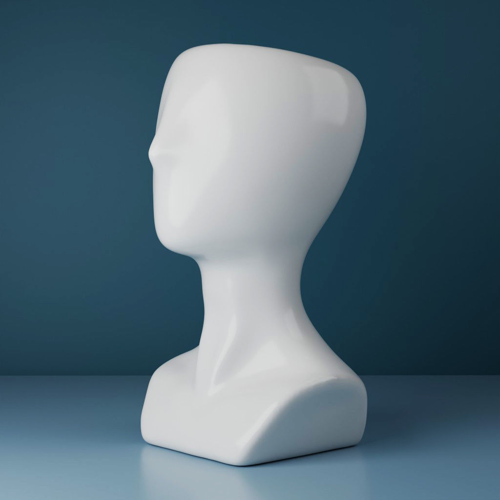 Human Face Vase - Art Home Decoration 3D print model_1