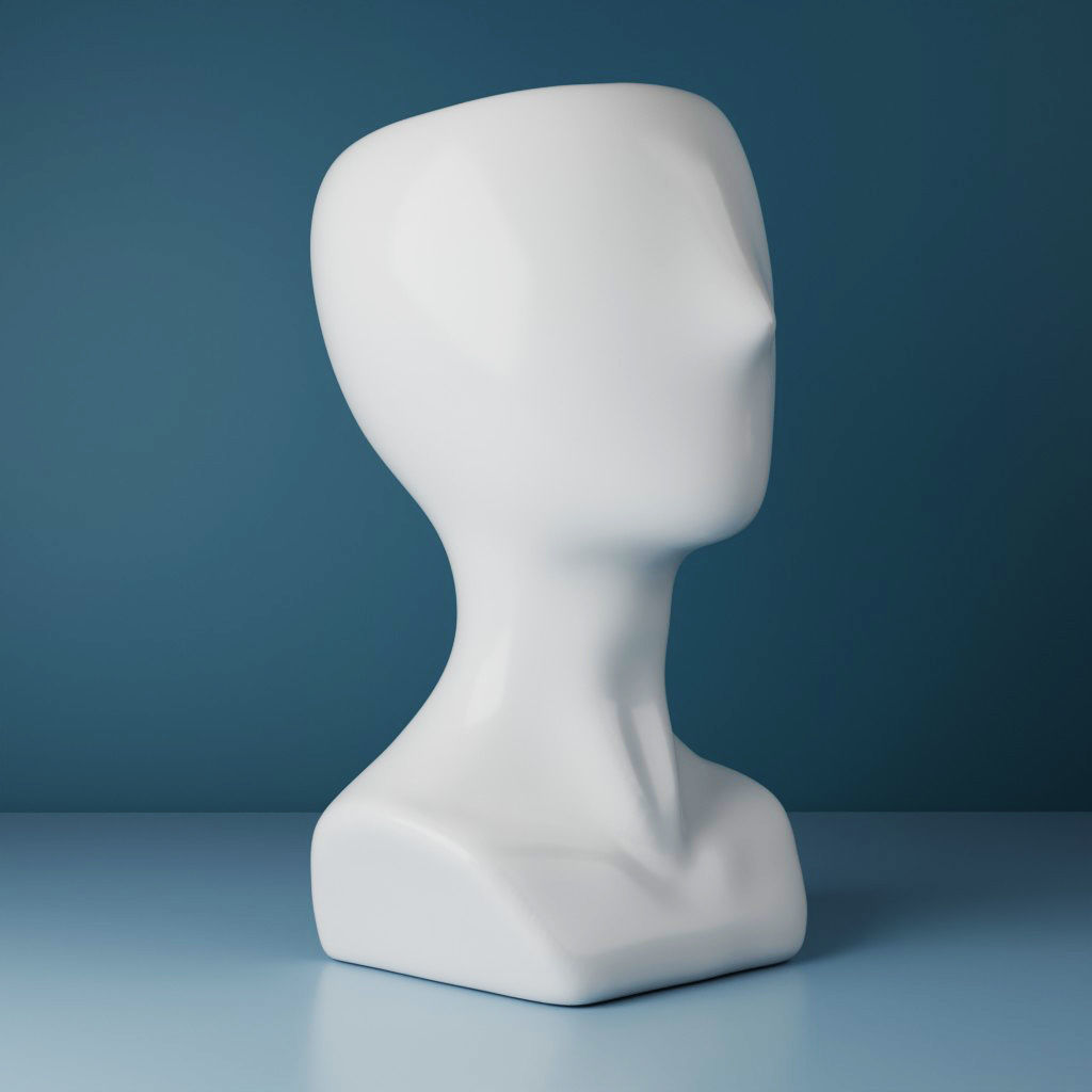 Human Face Vase - Art Home Decoration 3D print model_2