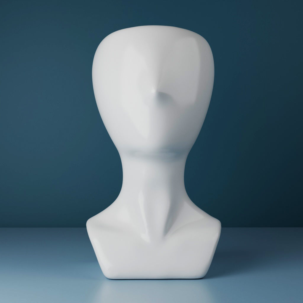 Human Face Vase - Art Home Decoration 3D print model_3
