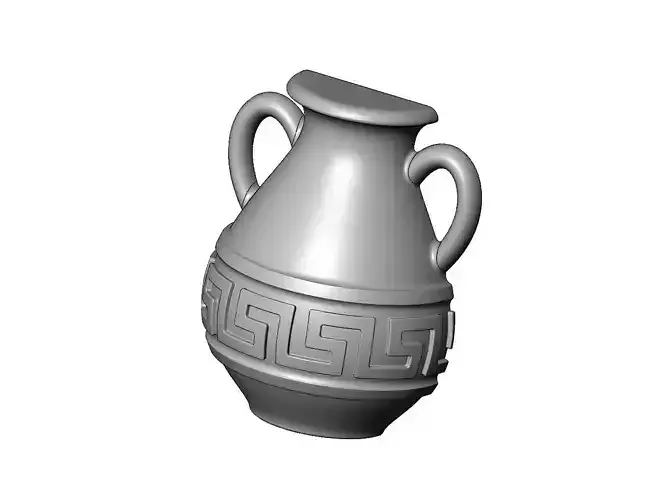 Half greek key strip urn shaped wall shelf bracket and corbel