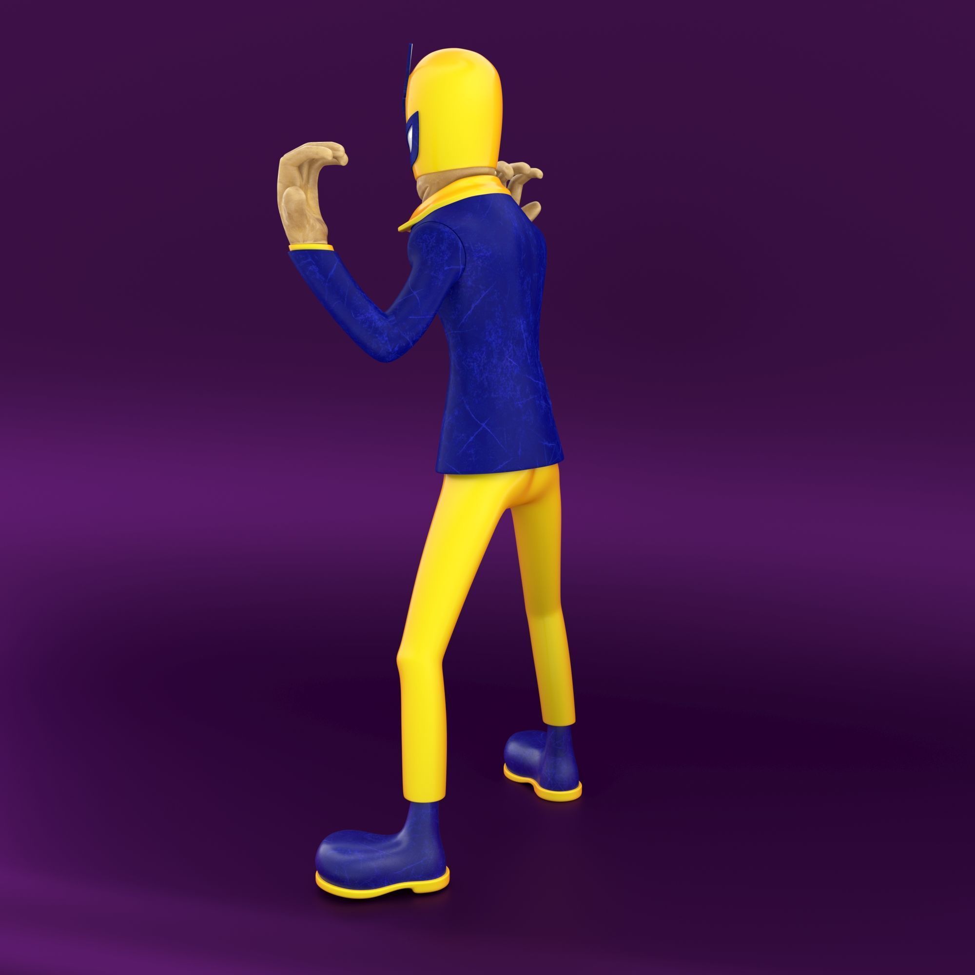 Brothers Lucha Long 3D print model_2