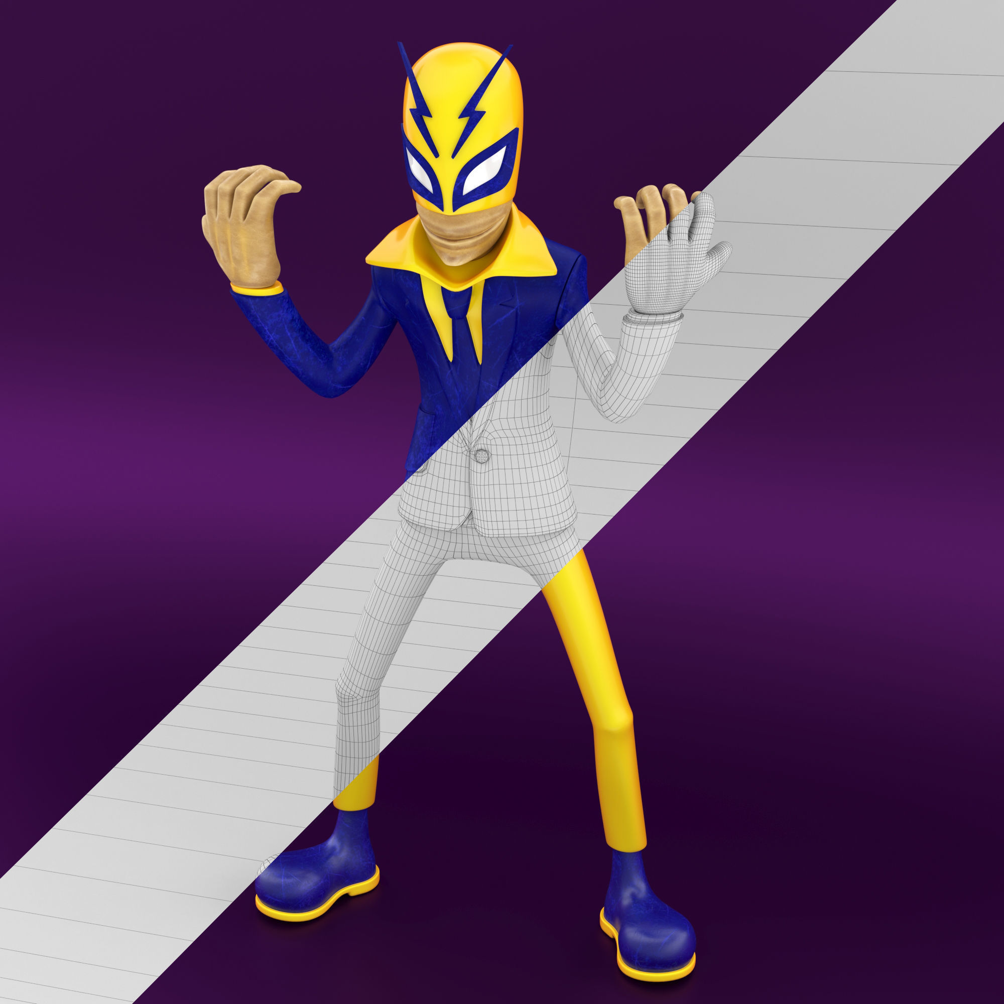 Brothers Lucha Long 3D print model_1